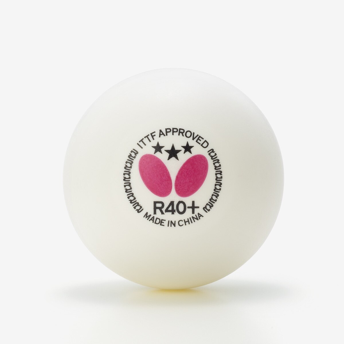 Butterfly R40+ 3-Star Ball - Yokohama WTT Limited Edition - Ball - Front